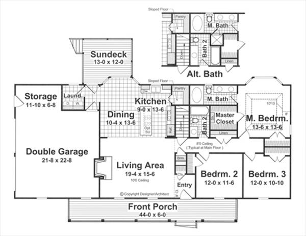 Floor Plan image of GROGAN House Plan